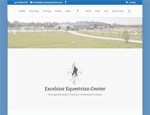 Tablet Screenshot of excelsiorequestrian.com